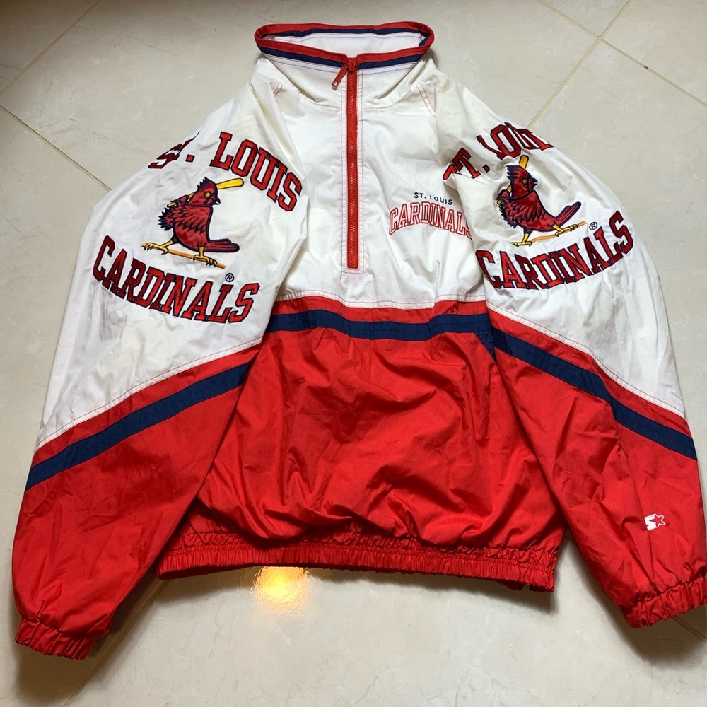 STARTER Men’s St. Louis Cardinals 1/4 Zip Pullover